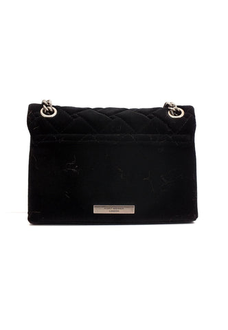 KURT GEIGER Velvet Mini Kensington Borsa Black Comb 3614305609-05 - Sandrini Calzature e Abbigliamento