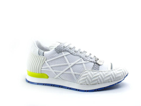 L4K3 Mr. Big Old School Sneaker Running White Fluo F09-OLD - Sandrini Calzature e Abbigliamento