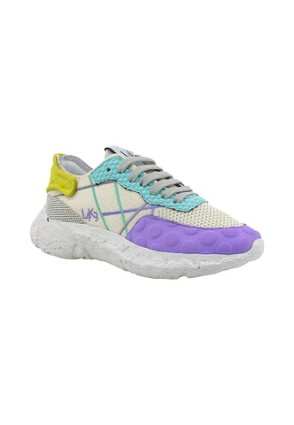 L4K3 Mr Big X Sneaker Donna Violet Yellow Y02 - Sandrini Calzature e Abbigliamento