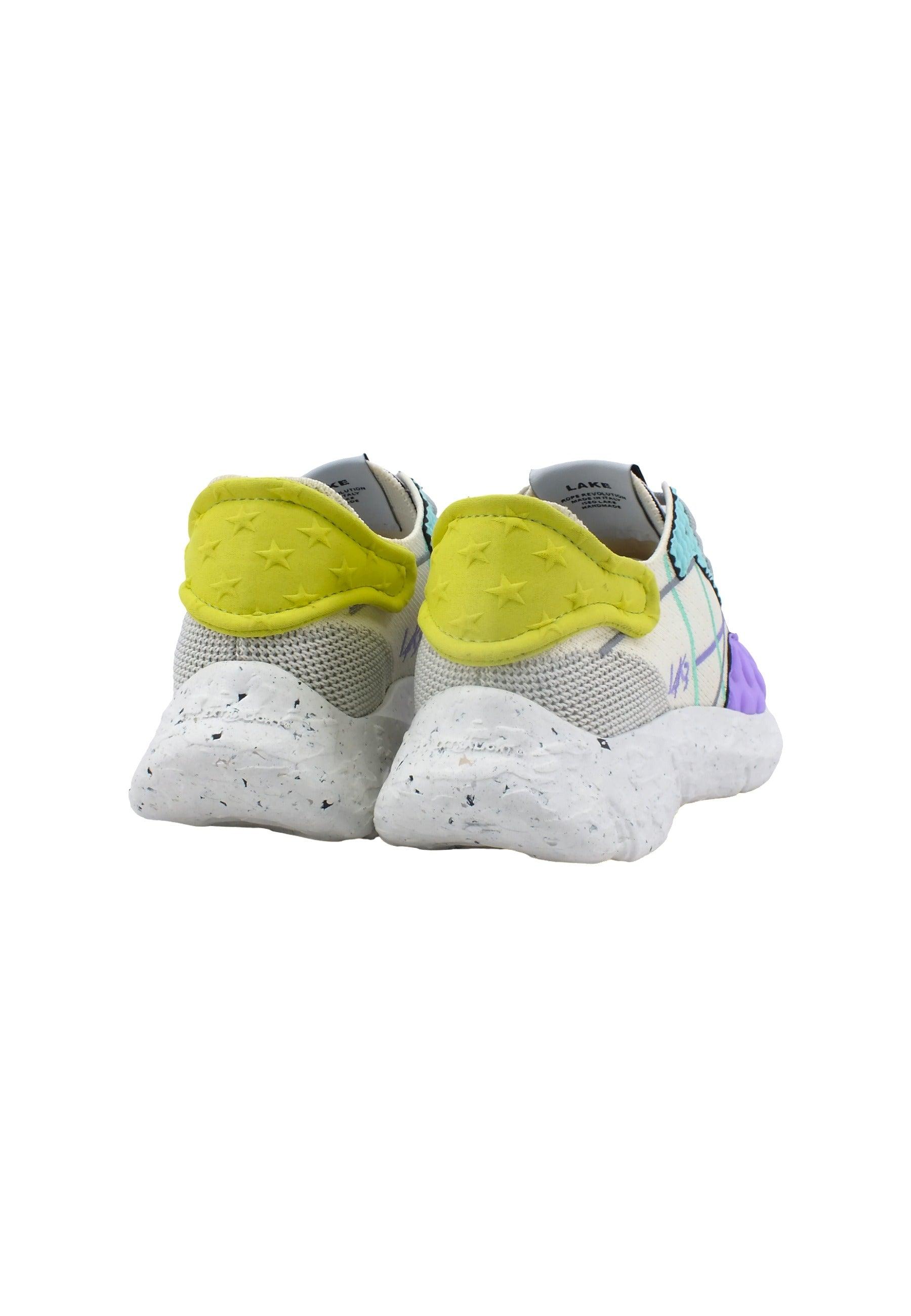 L4K3 Mr Big X Sneaker Donna Violet Yellow Y02 - Sandrini Calzature e Abbigliamento