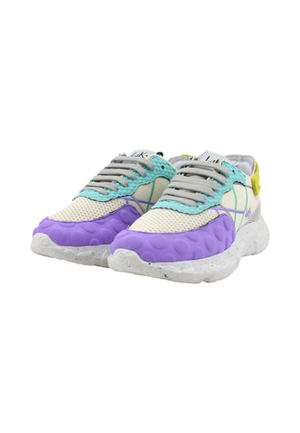 L4K3 Mr Big X Sneaker Donna Violet Yellow Y02 - Sandrini Calzature e Abbigliamento