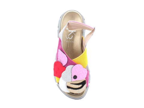 L4K3 Sandal Patch Fuxia B46-SAN - Sandrini Calzature e Abbigliamento