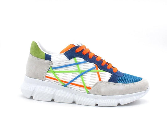 LAKE Mr. Big Golden Sneaker Running Uomo Grey Fluo D153-GOL - Sandrini Calzature e Abbigliamento