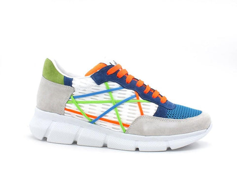 LAKE Mr. Big Golden Sneaker Running Uomo Grey Fluo D153-GOL - Sandrini Calzature e Abbigliamento