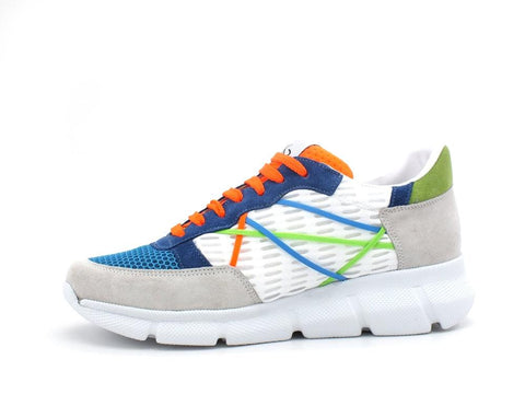 LAKE Mr. Big Golden Sneaker Running Uomo Grey Fluo D153-GOL - Sandrini Calzature e Abbigliamento
