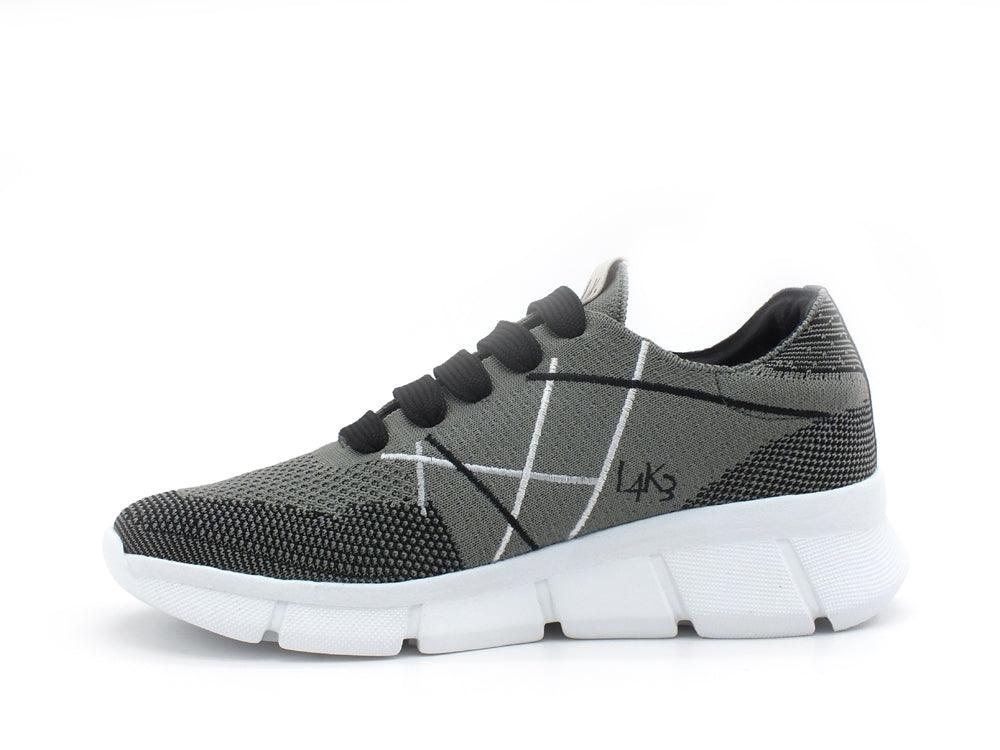 LAKE Mr. Big Hi Tech Sneaker Running Uomo Grey D74-HIT - Sandrini Calzature e Abbigliamento