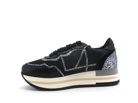 LAKE Mr. Big L4 Sneaker Glitter Black E08-L4-G - Sandrini Calzature e Abbigliamento