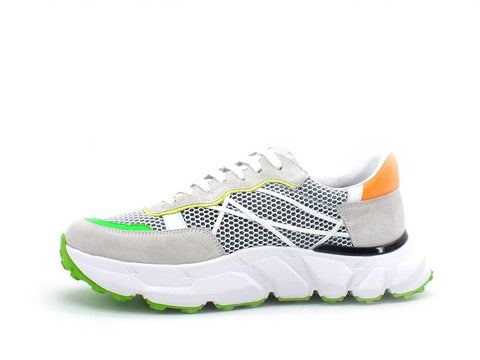 LAKE Mr. Big Vibram Sneaker Running Uomo Fluo White D79-VIB - Sandrini Calzature e Abbigliamento