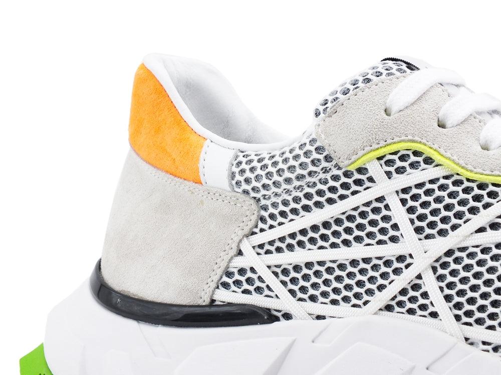 LAKE Mr. Big Vibram Sneaker Running Uomo Fluo White D79-VIB - Sandrini Calzature e Abbigliamento