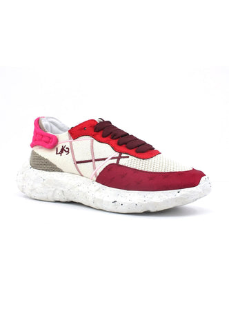 LAKE Mr Big X Sneaker Donna Dark Red Pink Fantasia H02 - Sandrini Calzature e Abbigliamento