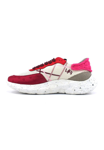 LAKE Mr Big X Sneaker Donna Dark Red Pink Fantasia H02 - Sandrini Calzature e Abbigliamento