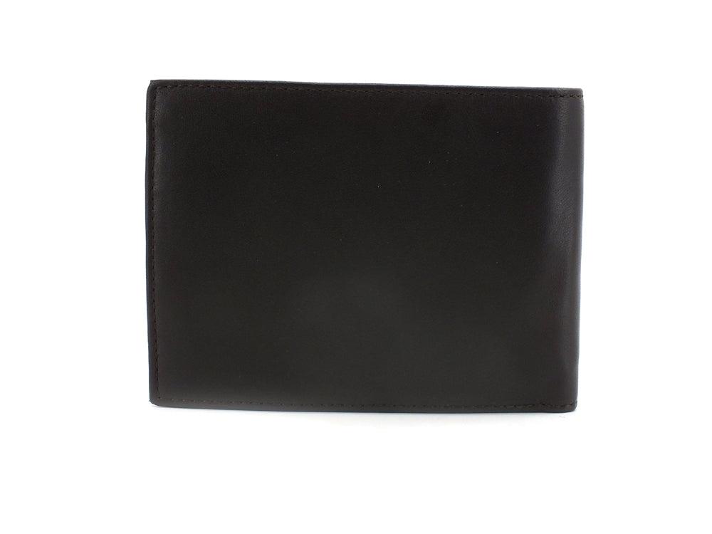 LAND Trifold Wallet Coin Dark Brown TB0A23U3 - Sandrini Calzature e Abbigliamento