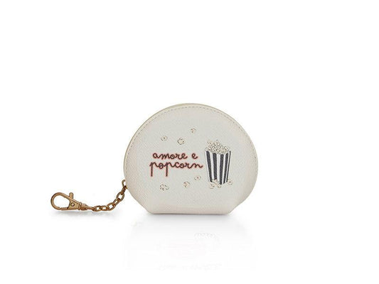 LE PANDORINE Bandana Keychain Popcorn Foulard Bianco White PE22DCX02305-06 - Sandrini Calzature e Abbigliamento