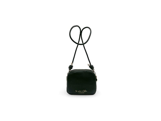 LE PANDORINE Brenda Mini Vita Borsa Tracolla Black NeroPE22DBI02964-08 - Sandrini Calzature e Abbigliamento