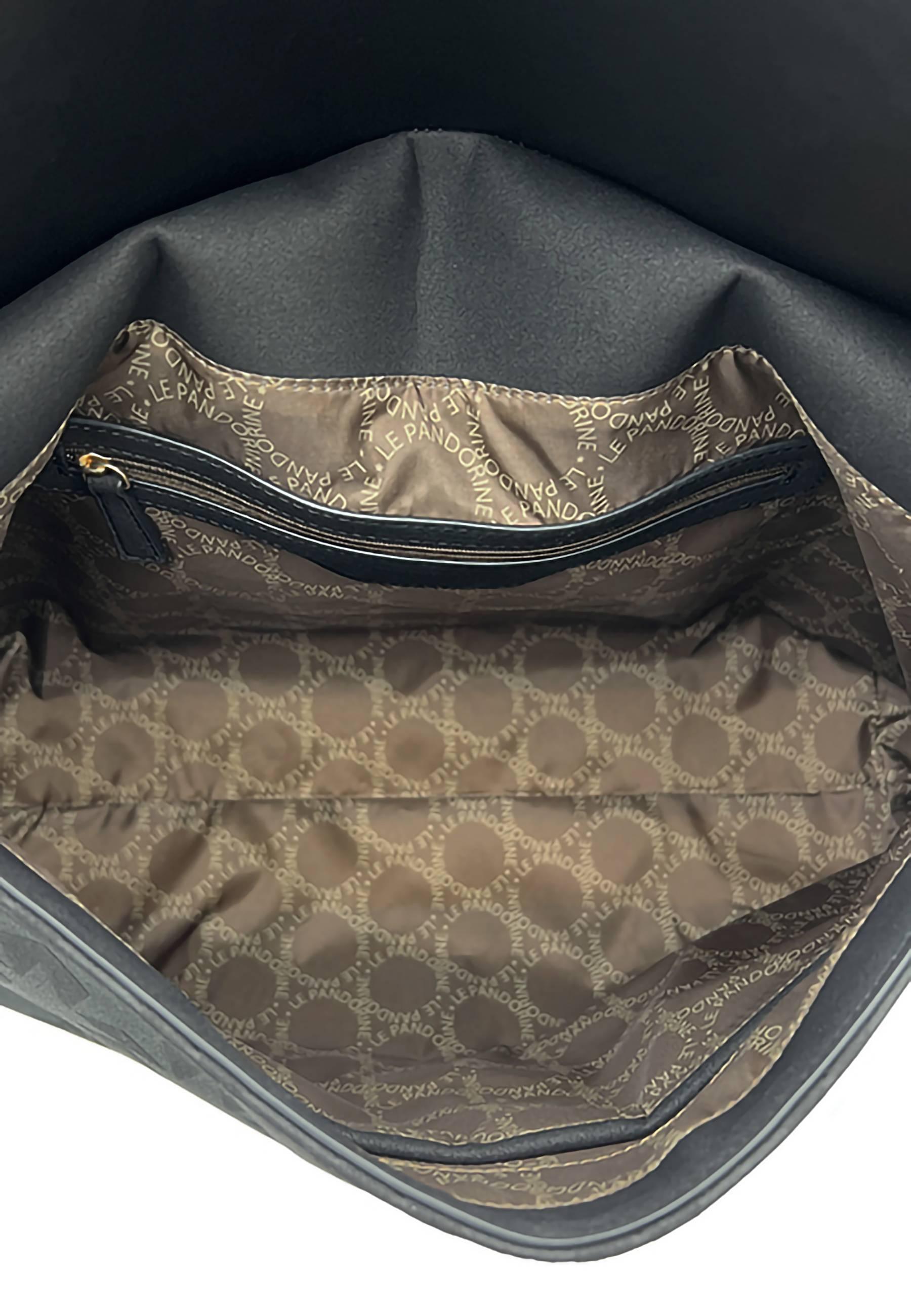 LE PANDORINE Garnedia Posty Bella Borsa Black 22XAILCG-01 - Sandrini Calzature e Abbigliamento