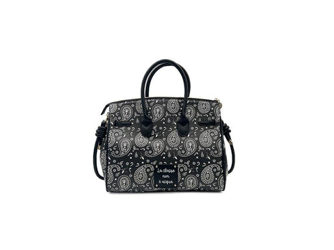 LE PANDORINE Gipsy Bag Classe Borsa Ricamo Black Nero PE22DBO02970-03 - Sandrini Calzature e Abbigliamento