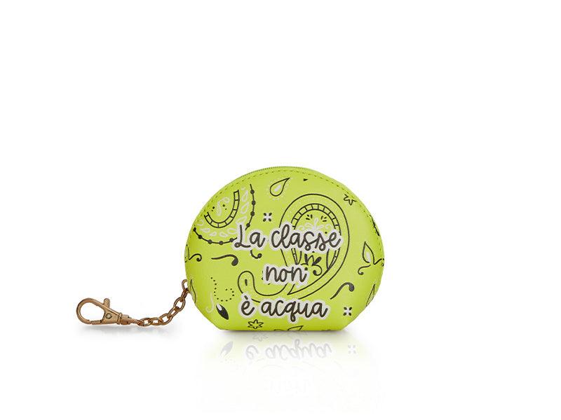 LE PANDORINE Keychain Portafoglio Portamonete Classe Bandana Fluo Yellow PE22DCX02305-04 - Sandrini Calzature e Abbigliamento