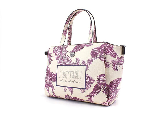 LE PANDORINE Lampone Eccezzionale Borsa Flower White PE21DCC02824-04 - Sandrini Calzature e Abbigliamento