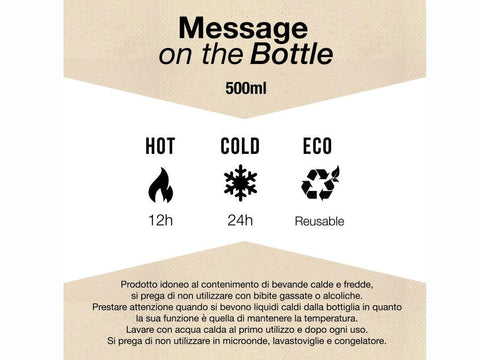 LE PANDORINE MOTB Borraccia Termica Acciaio Violet Giusta PE21DBV02817-05 - Sandrini Calzature e Abbigliamento