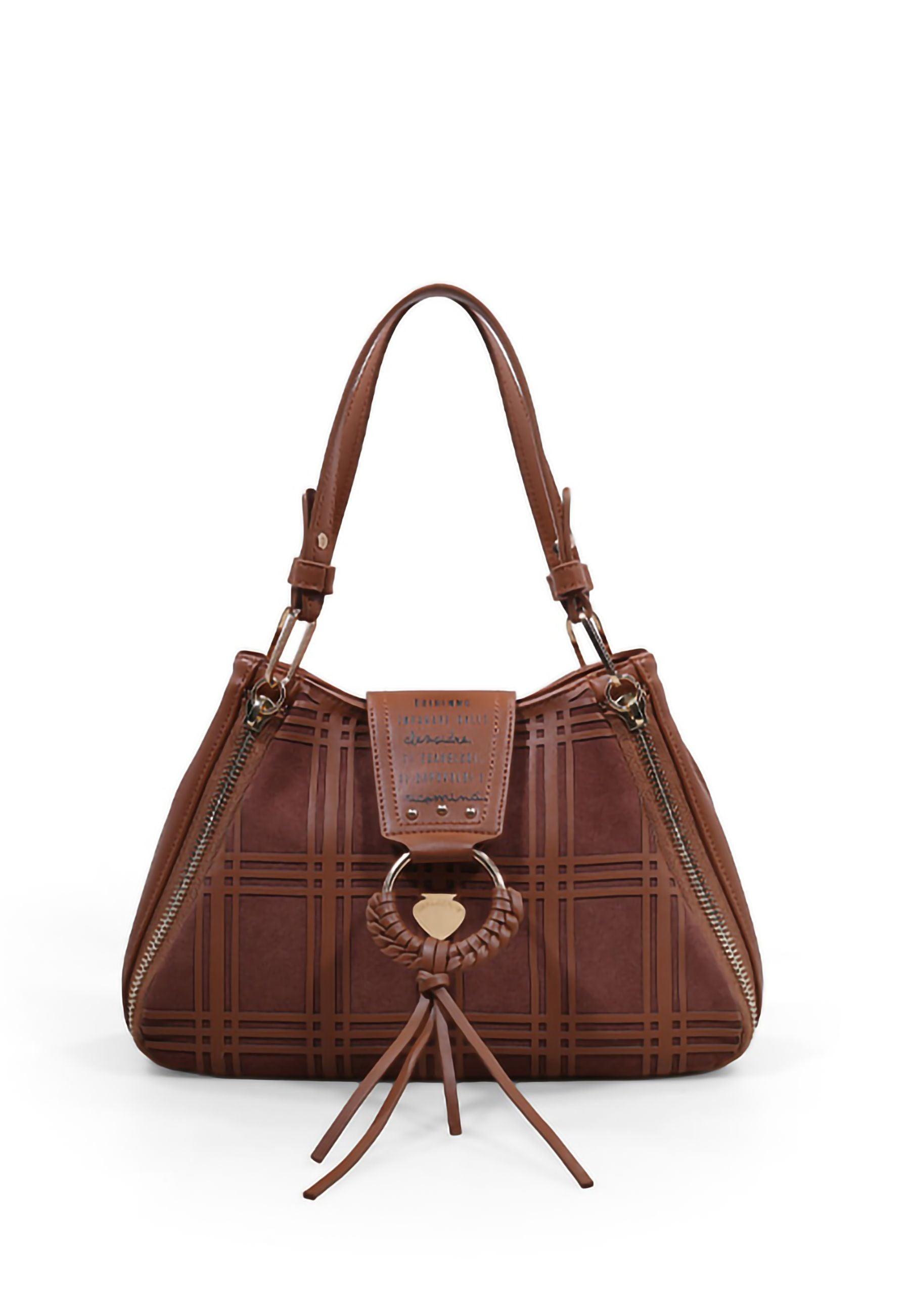 LE PANDORINE Vicky Babe Clessidre Borsa Tobacco 22XAILAF-04 - Sandrini Calzature e Abbigliamento