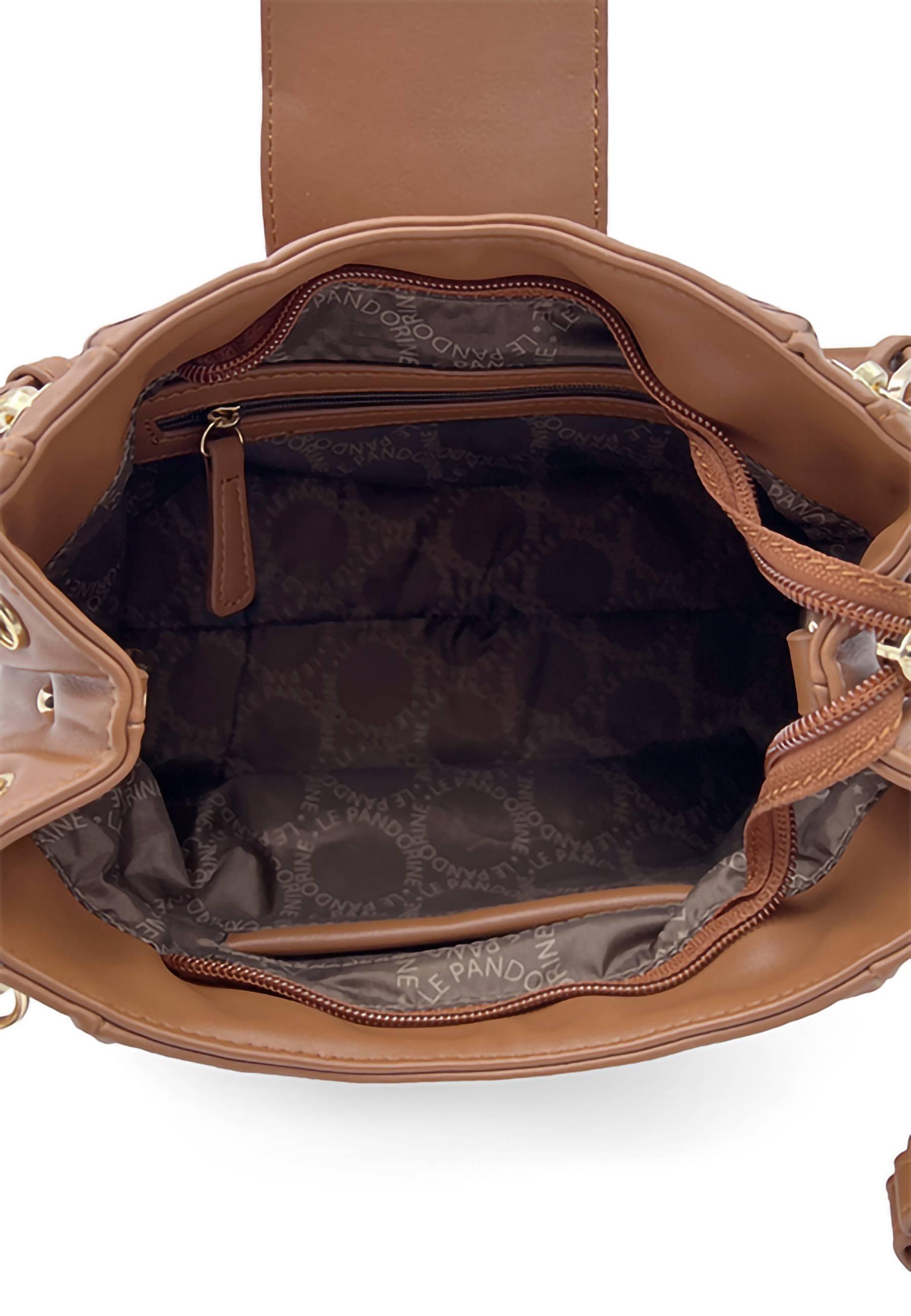 LE PANDORINE Vicky Babe Clessidre Borsa Tobacco 22XAILAF-04 - Sandrini Calzature e Abbigliamento