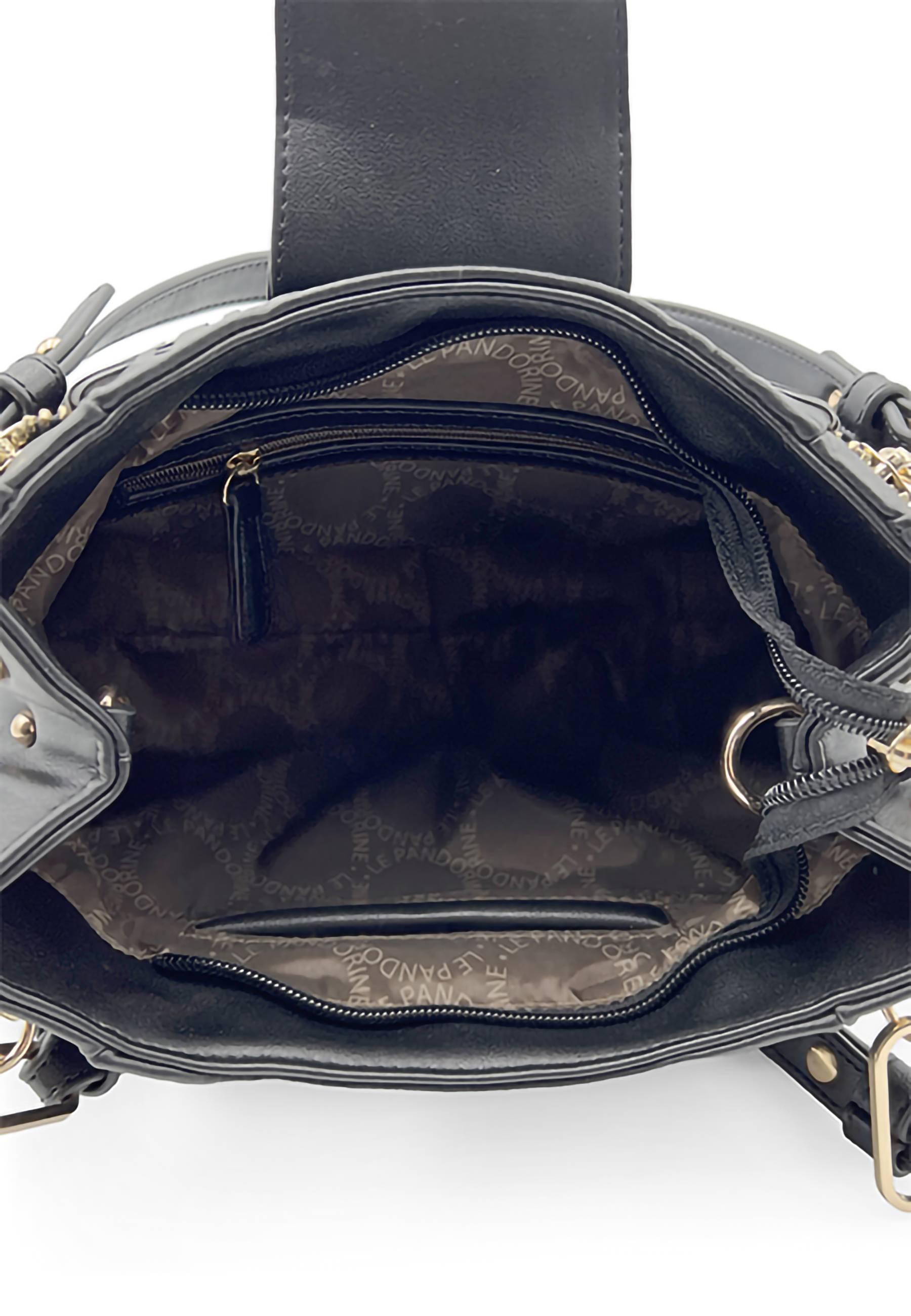 LE PANDORINE Vicky Babe Tempo Borsa Black 22XAILAF-02 - Sandrini Calzature e Abbigliamento