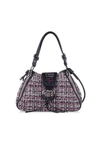 LE PANDORINE Vicky Babe Viaggio Wool Borsa Violet 22XAILAF-10 - Sandrini Calzature e Abbigliamento