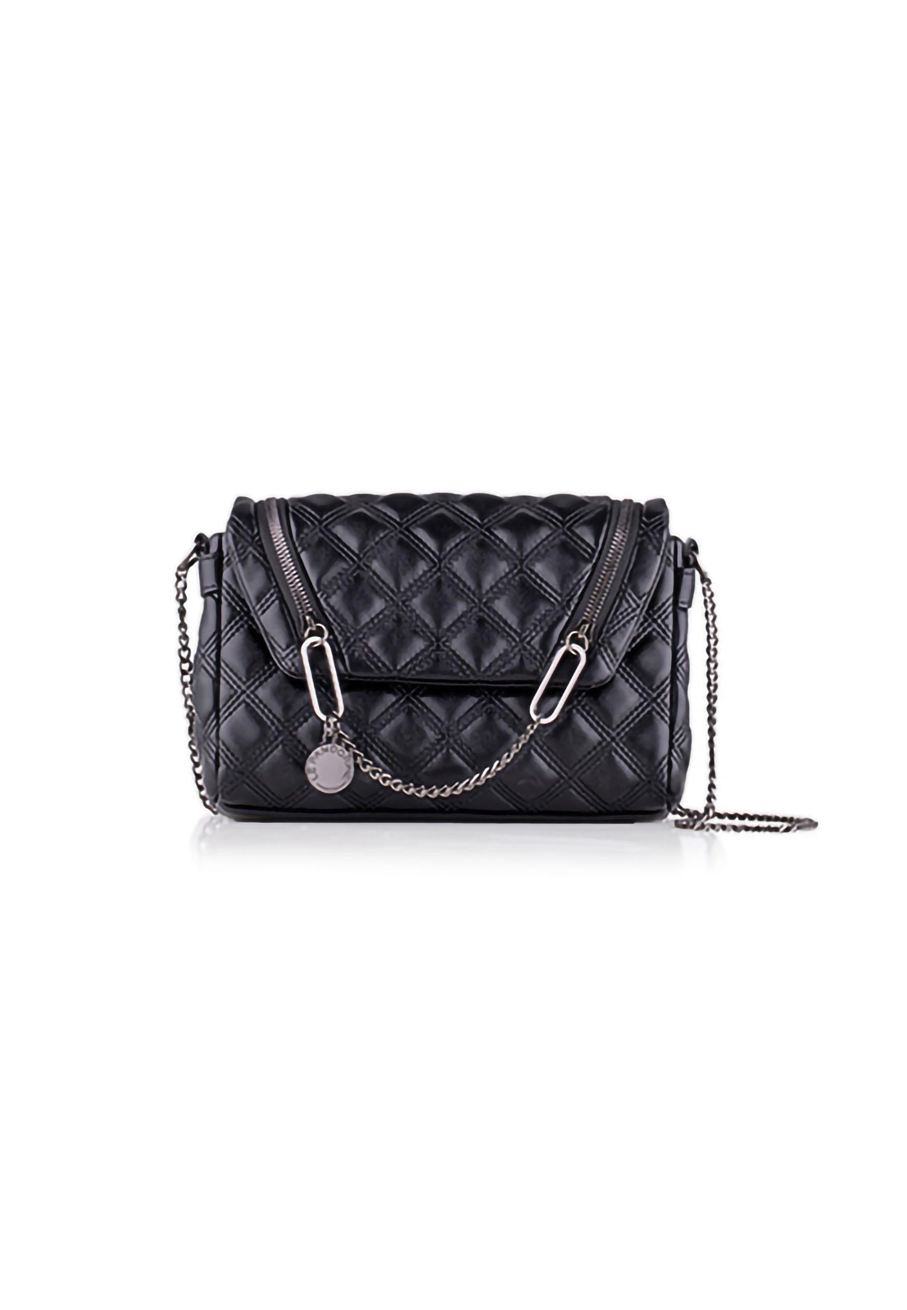 LE PANDORINE Vicky Pochette Quilted Happens Black 22XAILAJ-02 - Sandrini Calzature e Abbigliamento