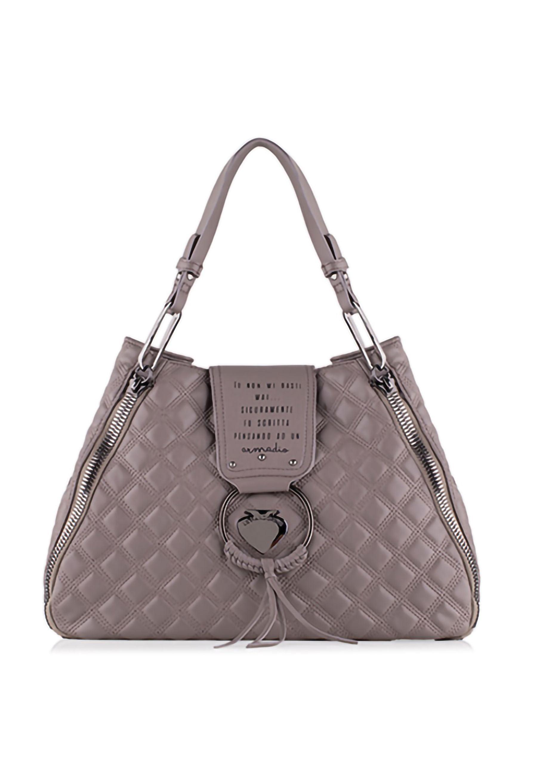 LE PANDORINE Vicky Quilted Senso Borsa Taupe 22XAILAE-07 - Sandrini Calzature e Abbigliamento