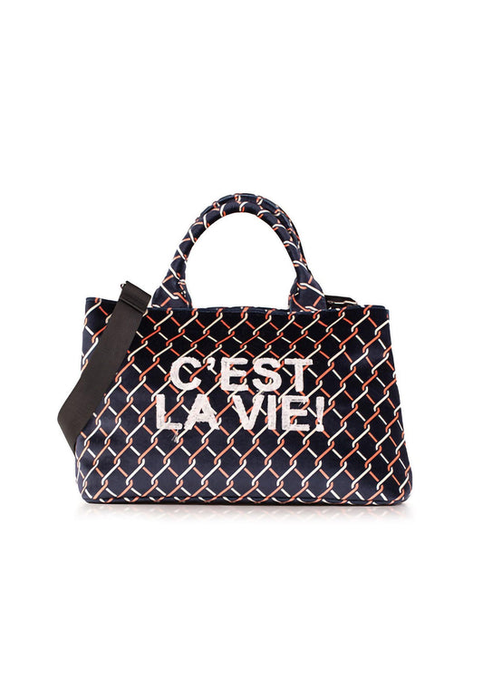 LE PANDORINE Vie Pop Up Borsa Black 22XAILCW-05 - Sandrini Calzature e Abbigliamento