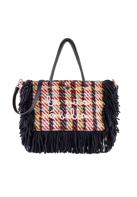 LE PANDORINE Woolly Vita Borsa Multicolor 22XAILCI-02 - Sandrini Calzature e Abbigliamento