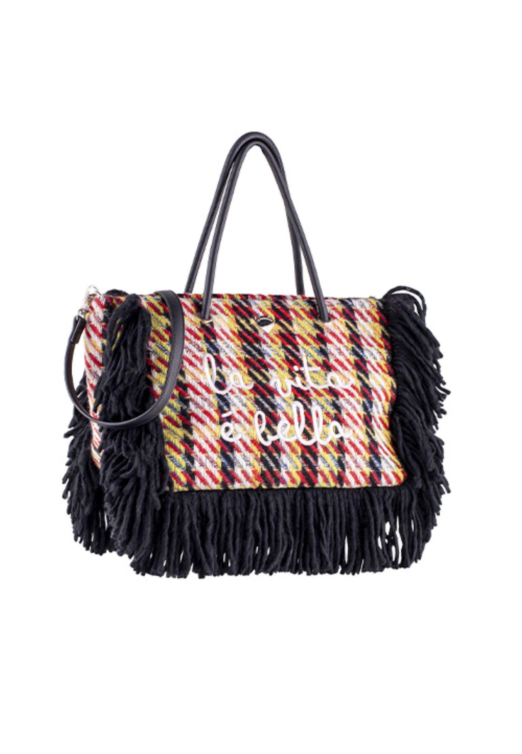 LE PANDORINE Woolly Vita Borsa Multicolor 22XAILCI-02 - Sandrini Calzature e Abbigliamento