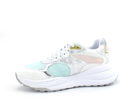 LIU JO 12:12 03 Sneaker Spreading Vibram White Silver BA2087EX030 - Sandrini Calzature e Abbigliamento