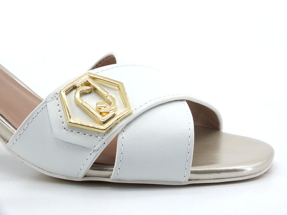 LIU JO Agata 16 Sandalo Tacco White SA2157P0102 - Sandrini Calzature e Abbigliamento