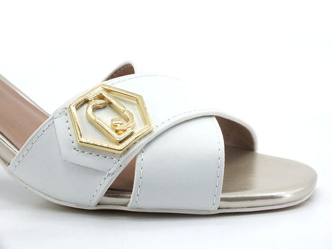 LIU JO Agata 16 Sandalo Tacco White SA2157P0102 - Sandrini Calzature e Abbigliamento
