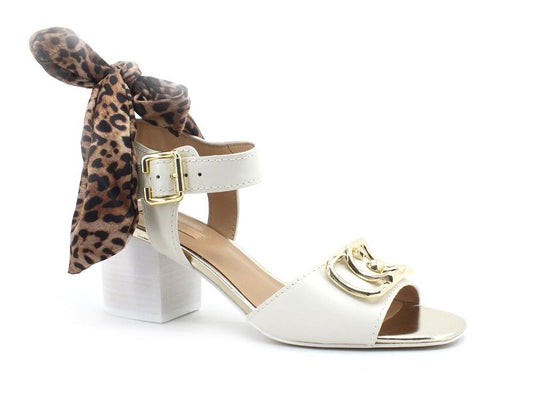 LIU JO Agata 4 Sandalo Tacco Donna White SA1103PX146 - Sandrini Calzature e Abbigliamento