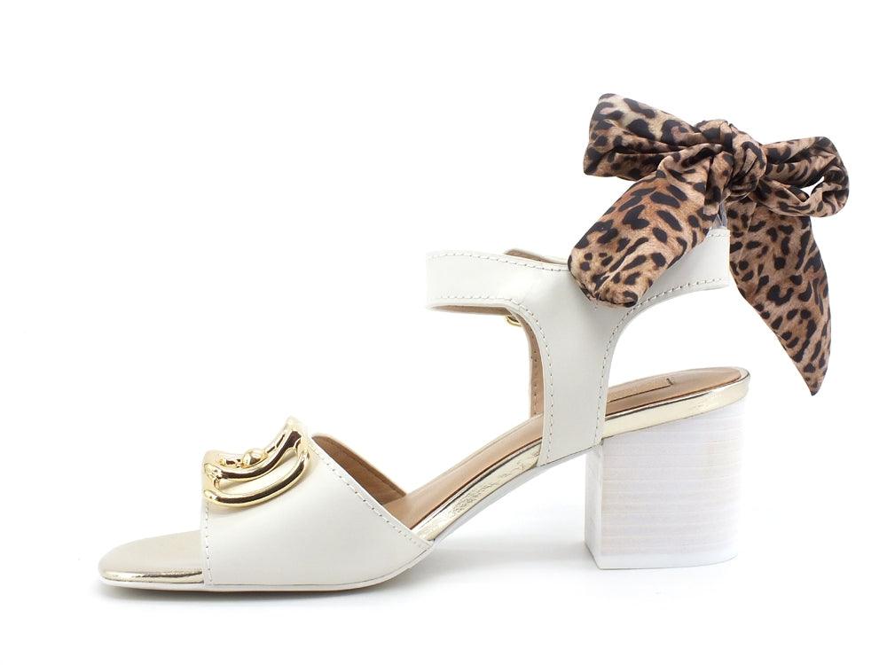 LIU JO Agata 4 Sandalo Tacco Donna White SA1103PX146 - Sandrini Calzature e Abbigliamento