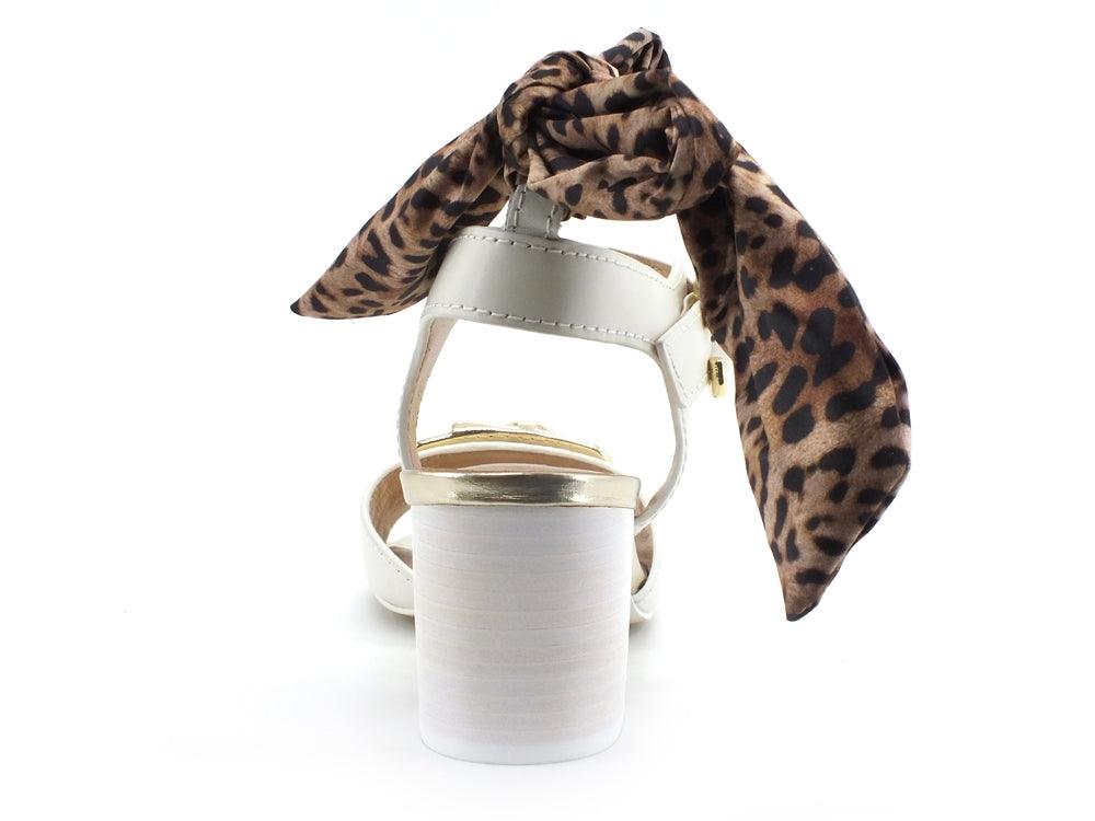 LIU JO Agata 4 Sandalo Tacco Donna White SA1103PX146 - Sandrini Calzature e Abbigliamento