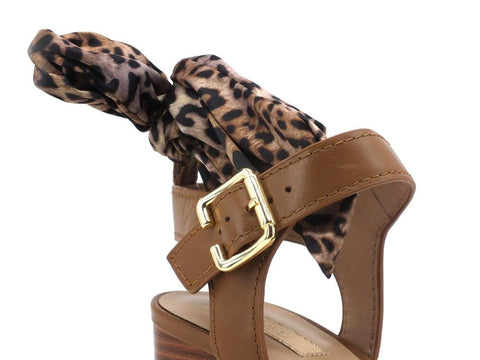 LIU JO Agata 4 Sandalo Tacco Logo Gold Tan SA1103PX146 - Sandrini Calzature e Abbigliamento