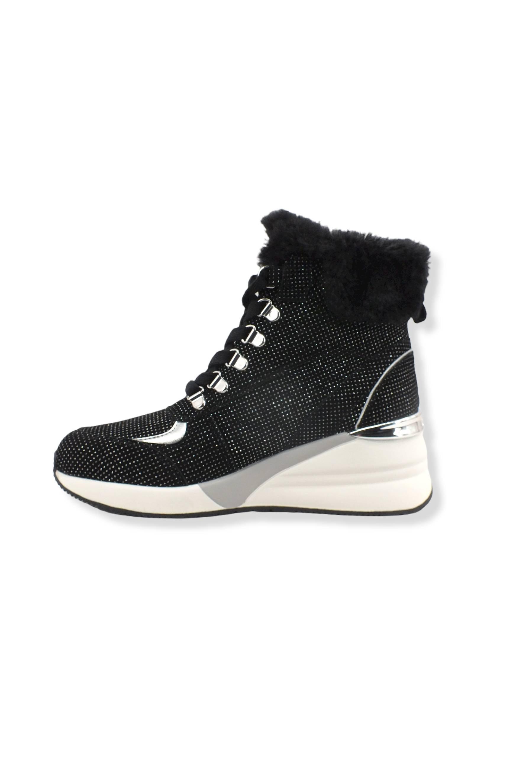 LIU JO Alyssa 05 Sneaker Zeppa Donna Black BF2031PX164 - Sandrini Calzature e Abbigliamento