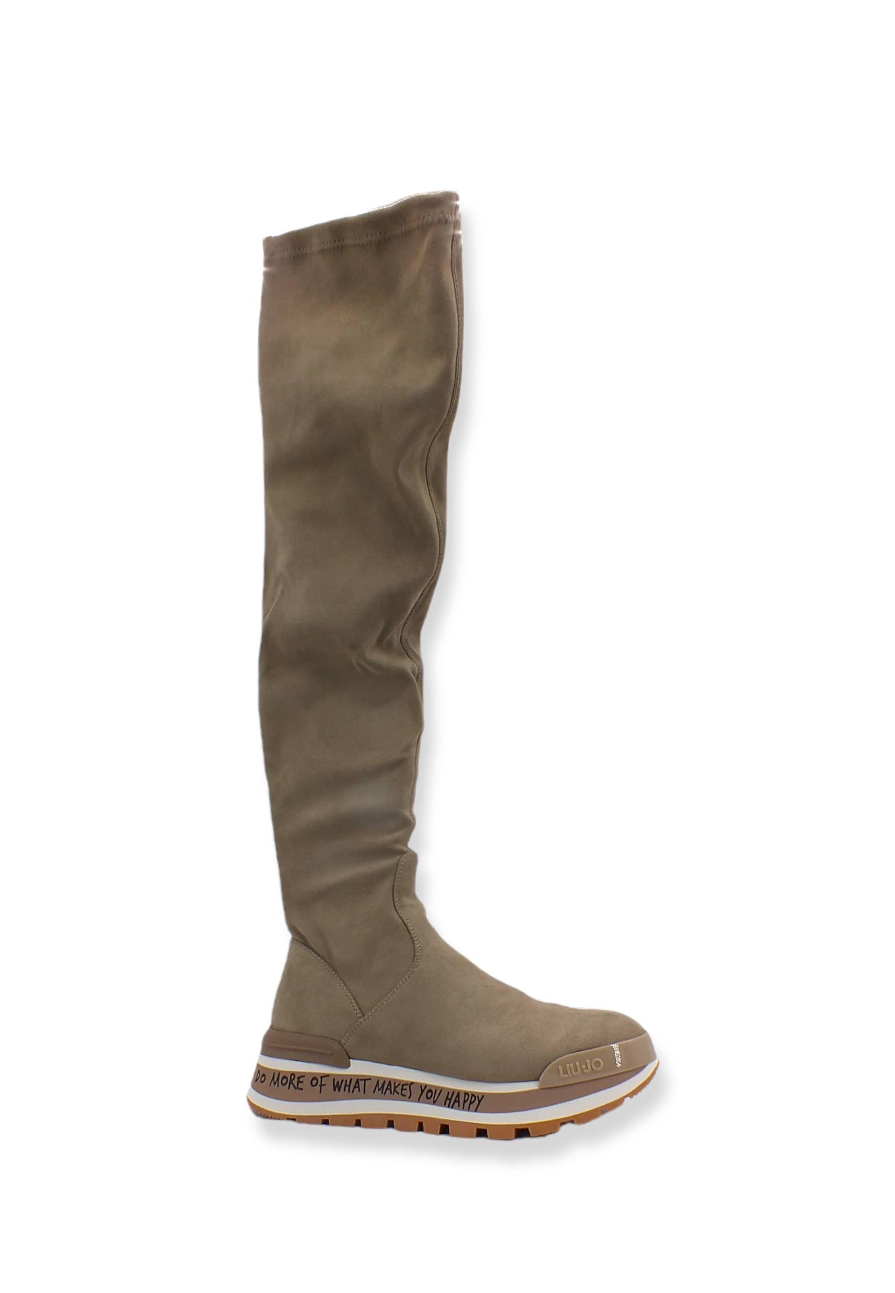 LIU JO Amazing 06 Stivale Sneaker Platform Donna Beige Fango BF2131TX028 - Sandrini Calzature e Abbigliamento