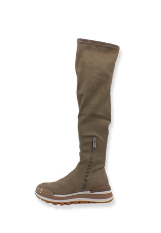 LIU JO Amazing 06 Stivale Sneaker Platform Donna Beige Fango BF2131TX028 - Sandrini Calzature e Abbigliamento