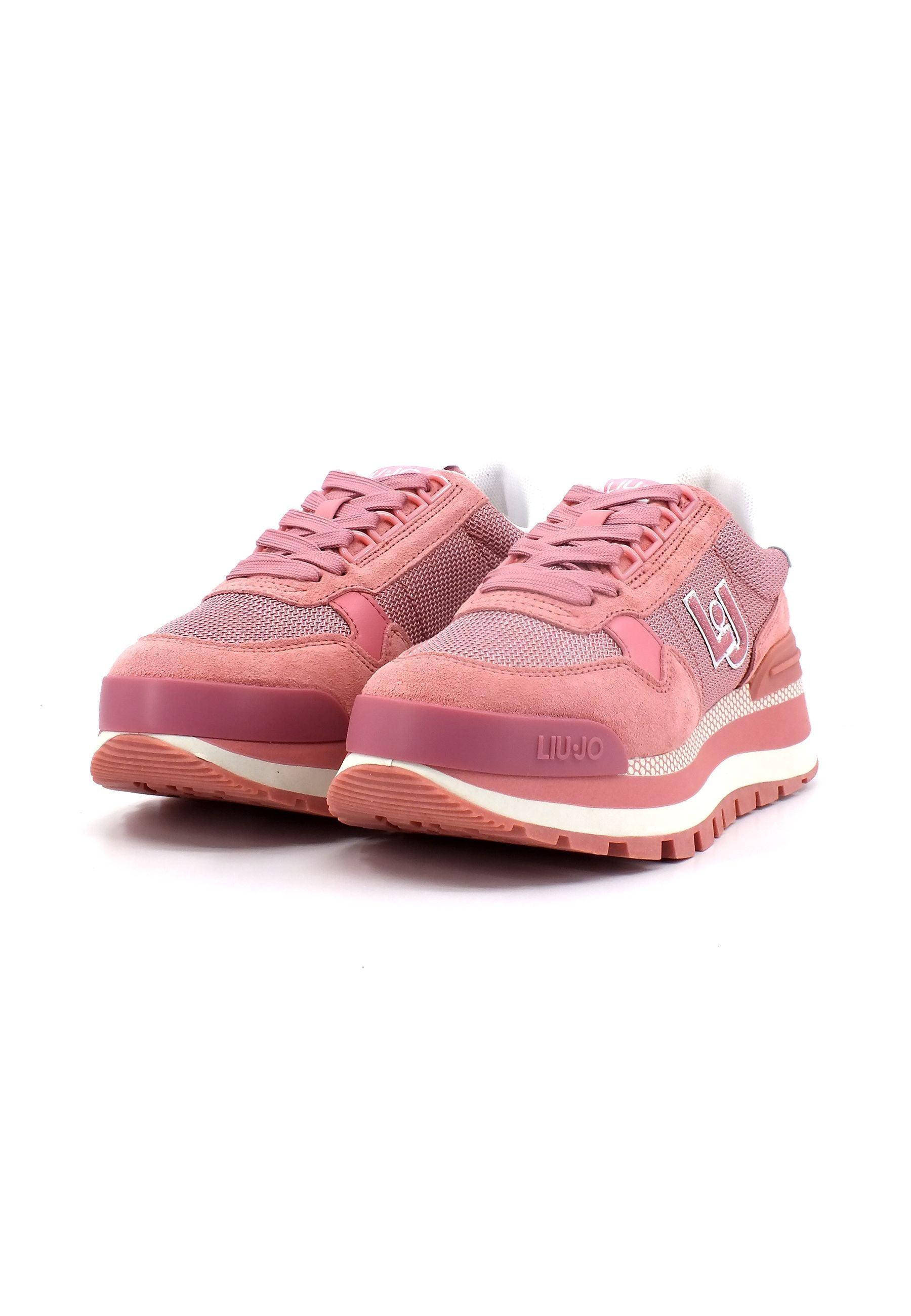 LIU JO Amazing 16 Sneaker Donna Pink Ray BA3119PX027 - Sandrini Calzature e Abbigliamento