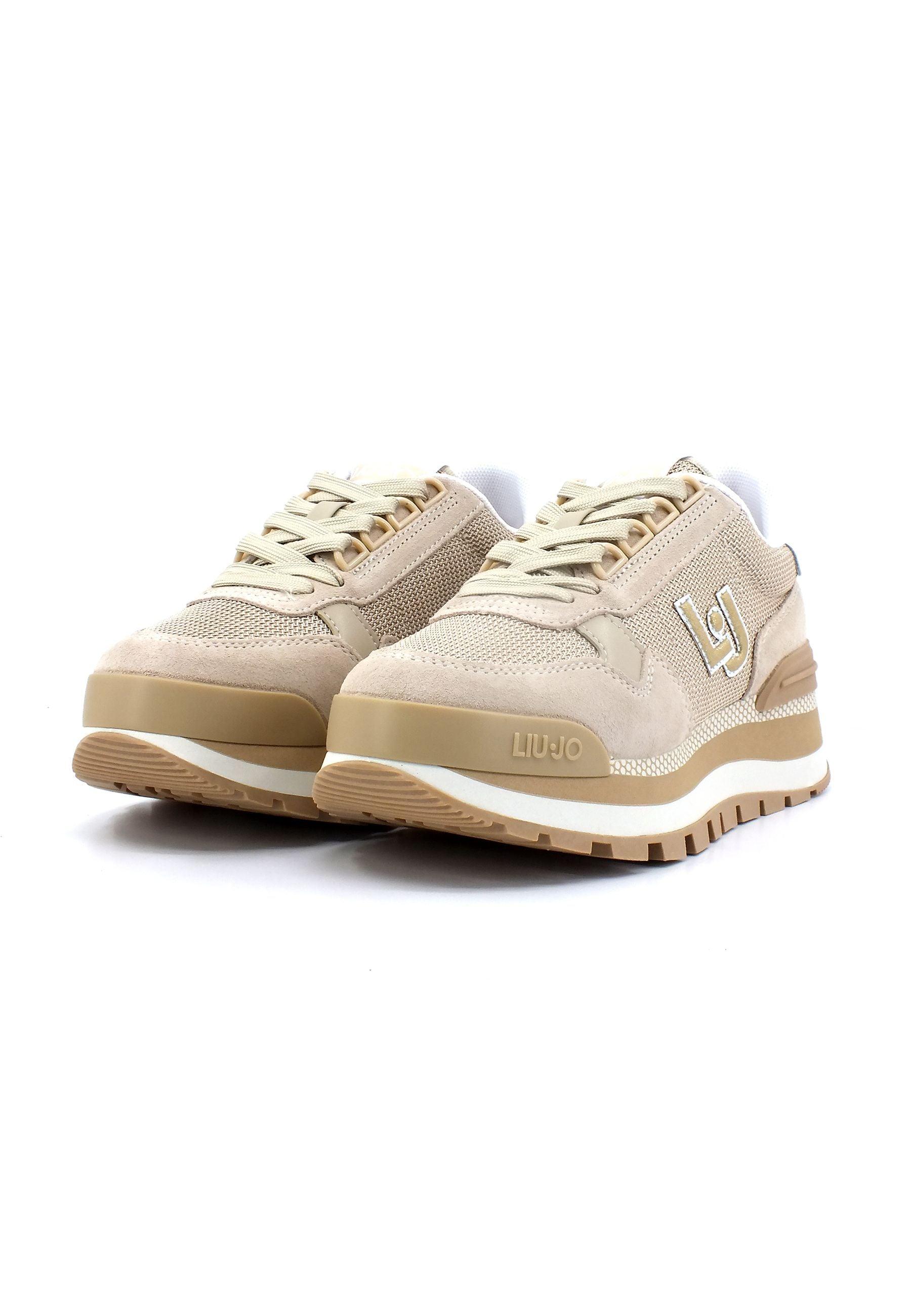 LIU JO Amazing 16 Sneaker Sand BA3119PX027 - Sandrini Calzature e Abbigliamento