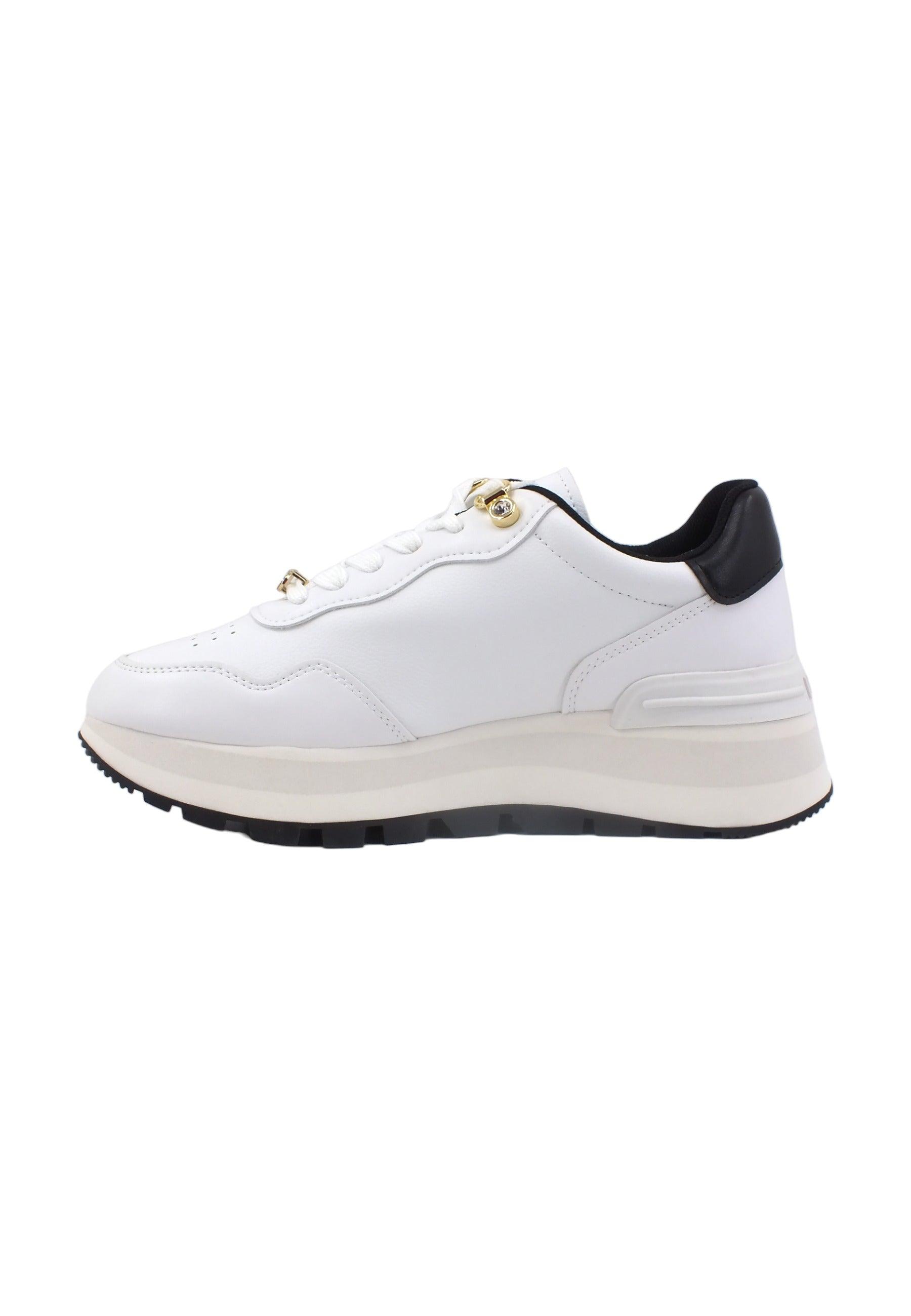 LIU JO Amazing 20 Sneaker Donna White Light Gold BF3087EX207 - Sandrini Calzature e Abbigliamento
