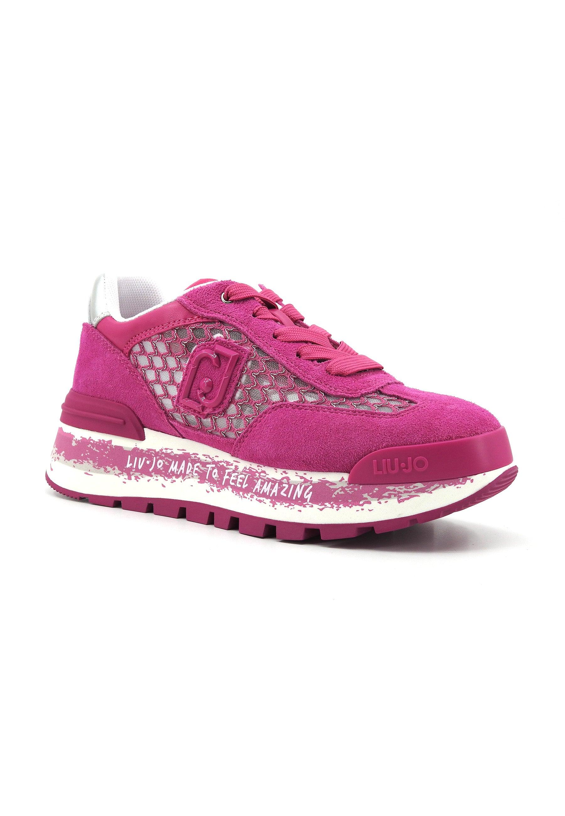 LIU JO Amazing 23 Sneaker Donna Pink Silver BA4001PX303 - Sandrini Calzature e Abbigliamento