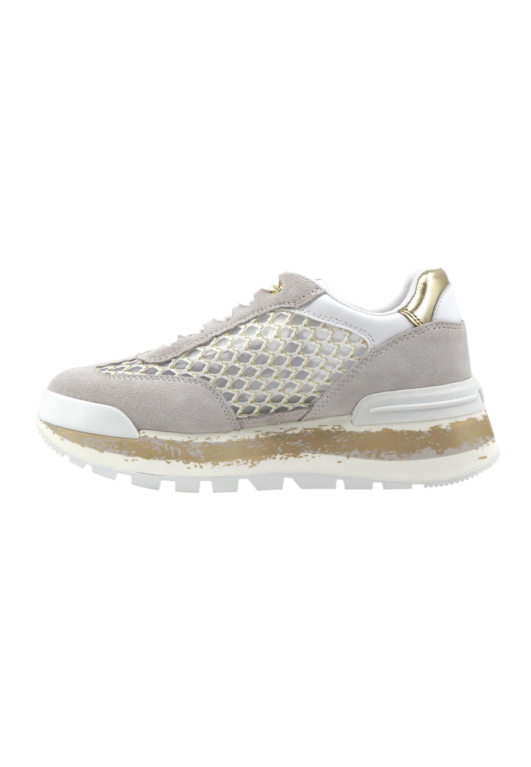 LIU JO Amazing 23 Sneaker Donna White Gold BA4001PX303 - Sandrini Calzature e Abbigliamento