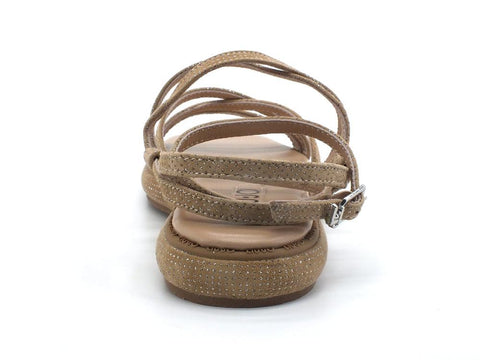 LIU JO Amelia 06 Sandalo Glitter Beige Nut SA2069PX164 - Sandrini Calzature e Abbigliamento