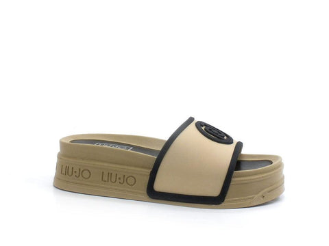 LIU JO Cecy 08 Slipper TPU Platform Sand Black SA2287EX131 - Sandrini Calzature e Abbigliamento