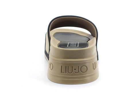 LIU JO Cecy 08 Slipper TPU Platform Sand Black SA2287EX131 - Sandrini Calzature e Abbigliamento